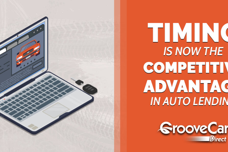 Featured image illustrating how early online car shopping and digital engagement create a competitive advantage in auto lending.
